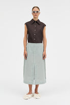 MKDT Studio NOLLY CRISP TECH Skirts SAGE GREEN