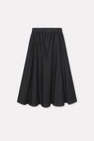 Mark Kenly Domino Tan Nanda Sheer Cotton Skirts BLACK
