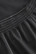 Mark Kenly Domino Tan Nanda Sheer Cotton Skirts BLACK