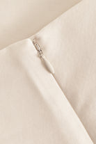 Mark Kenly Domino Tan Natalya-atelier Silk Wool Twill Skirts IVORY