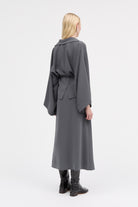 MKDT Studio Nora Crepe Georgette Skirts ANTHRACIT