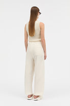 MKDT Studio PALOMA COTTON CALICO Pants ECRU