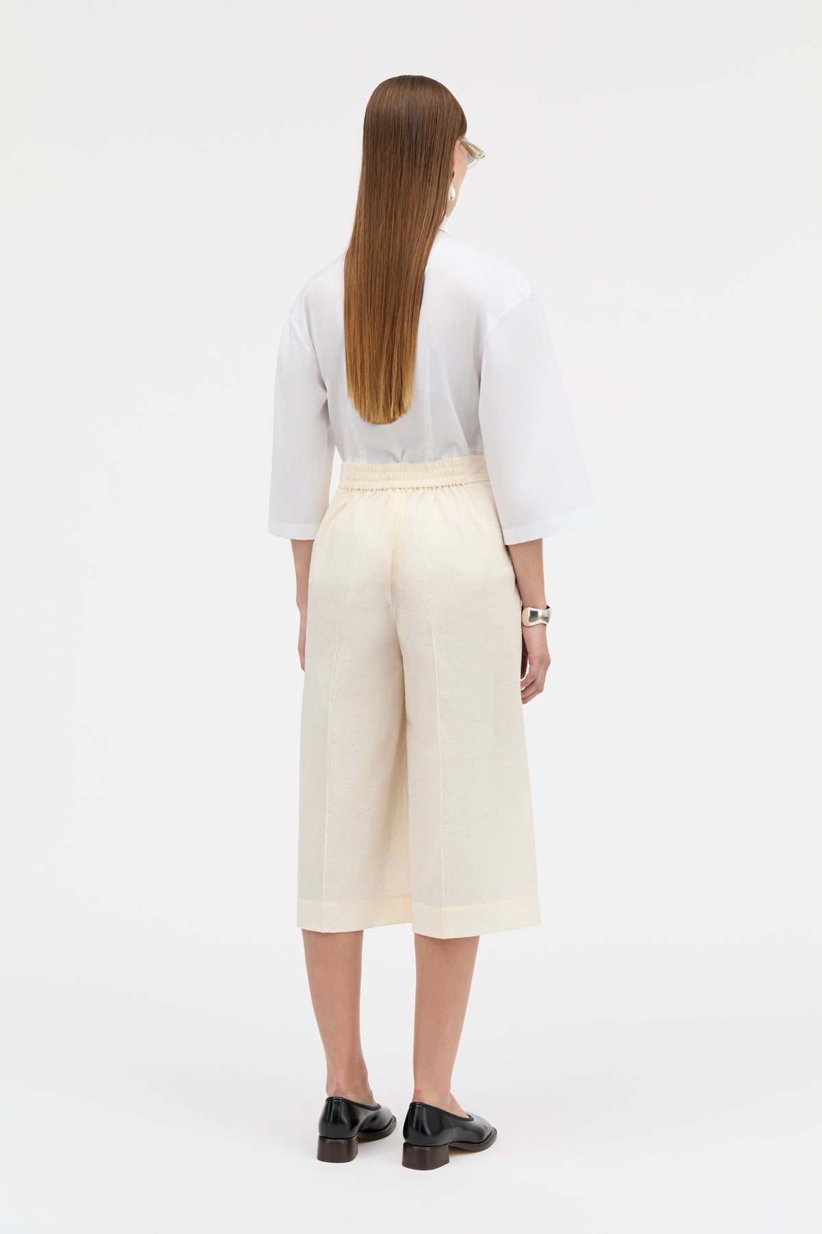MKDT Studio PETRITA CRISP TECH Pants ECRU