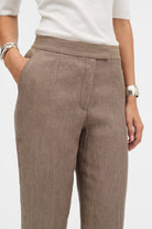 MKDT Studio PHLOX LINEN HEMP Pants WOOD