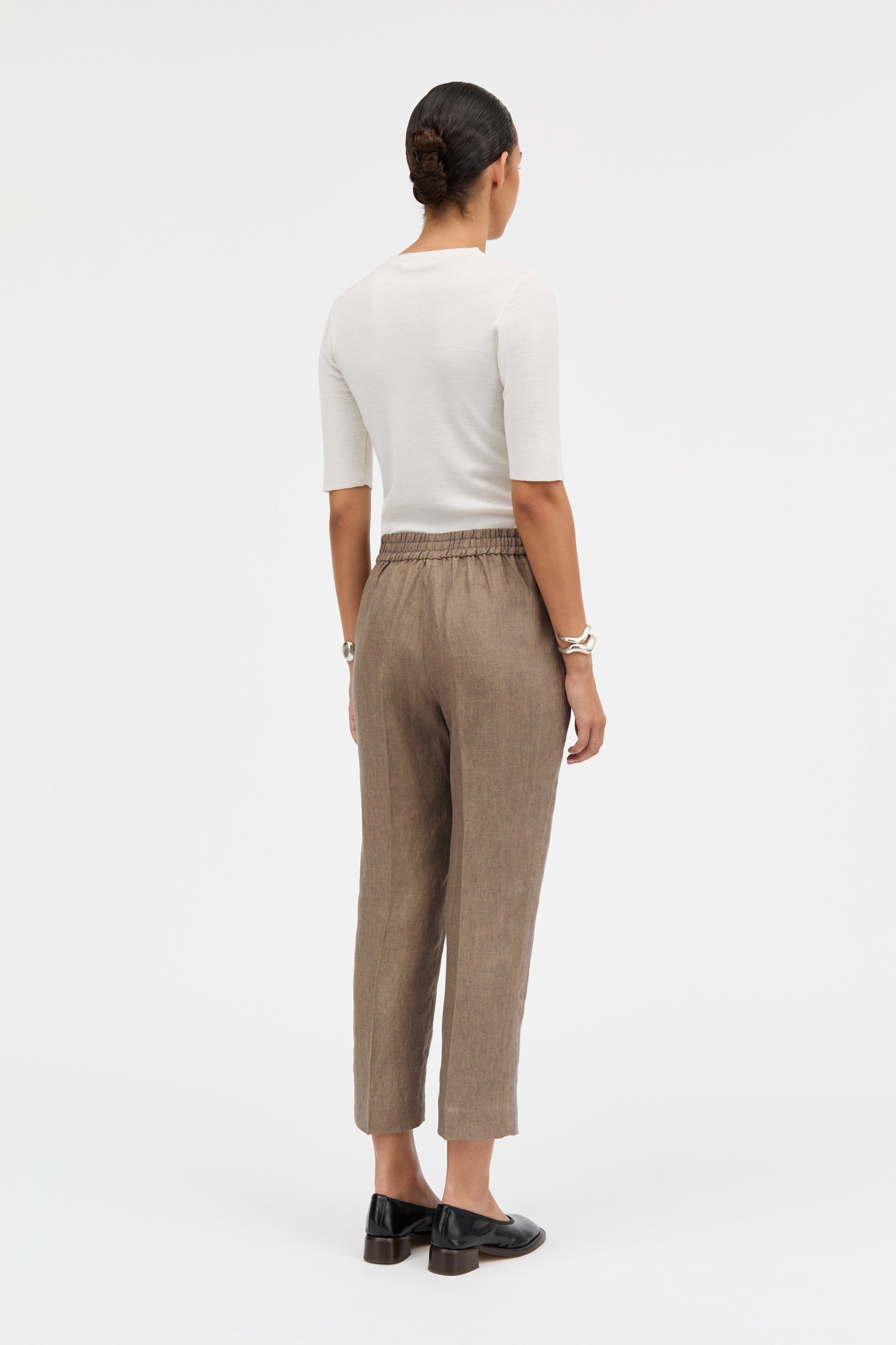 MKDT Studio PHLOX LINEN HEMP Pants WOOD