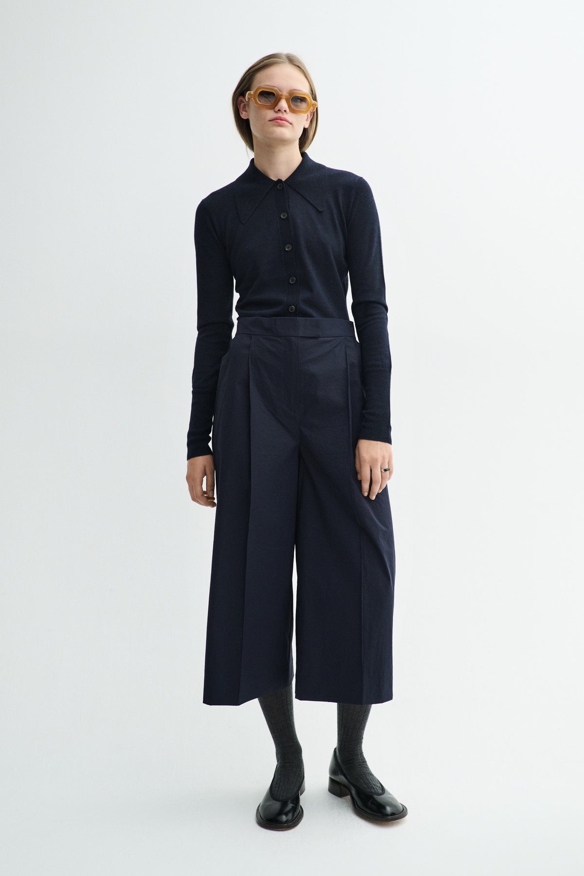 MKDT Studio PRIMA CRISP TECH Pants DARK NAVY