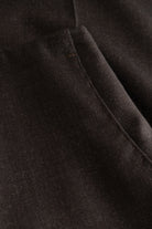 MKDT Studio PRISKA LIGHT WEIGHT WOOL Pants DEEP BROWN