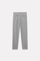 Mark Kenly Domino Tan Pepe Light Wool Pants GREY MELANGE