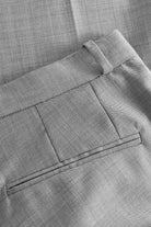 Mark Kenly Domino Tan Pepe Light Wool Pants GREY MELANGE