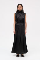 MKDT Studio Phaedra-atelier Silk Pants BLACK