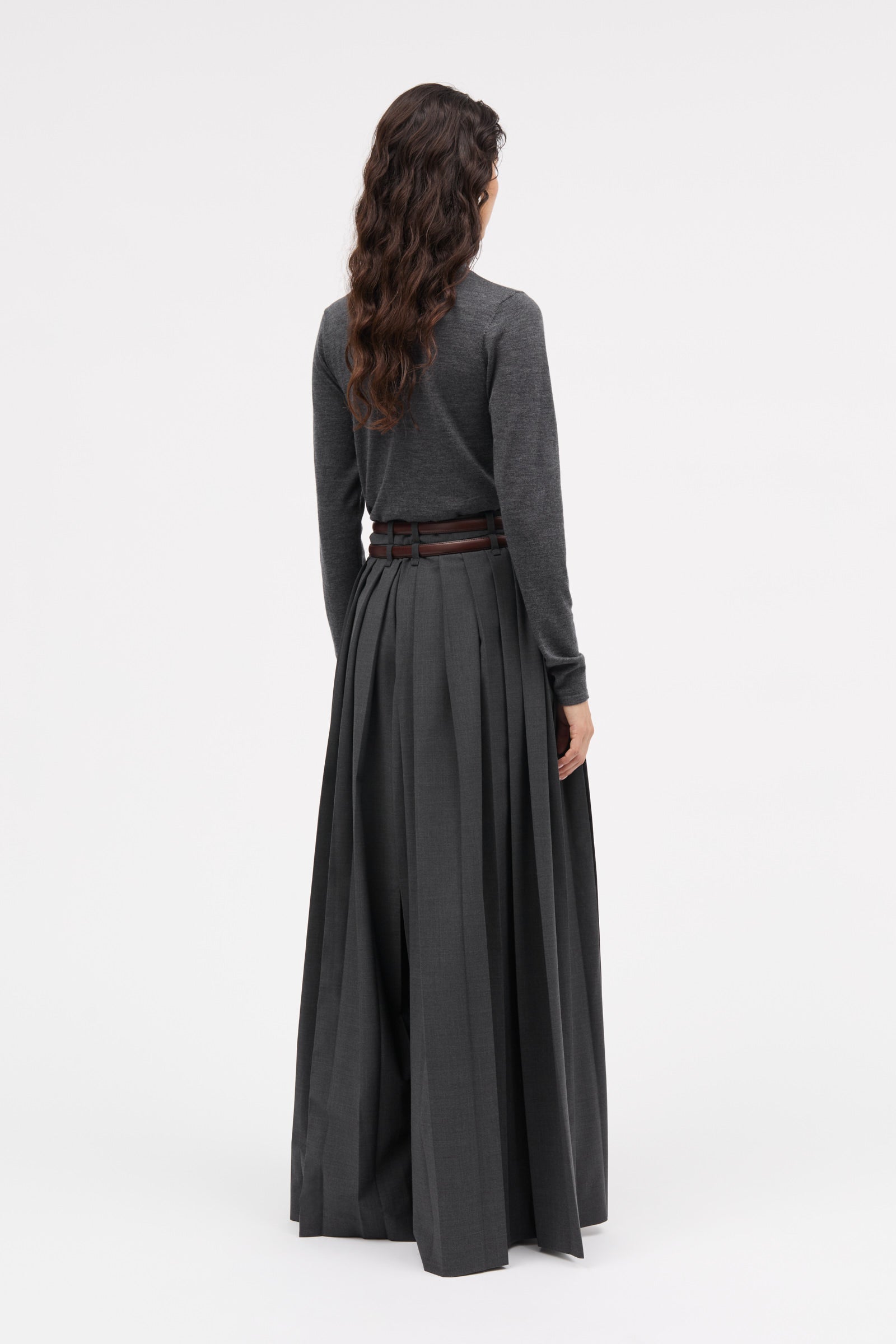 MKDT Studio PHIA-ATELIER pants Pants DARK GREY MELANGE