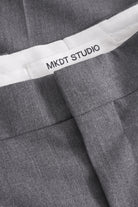Mark Kenly Domino Tan Phil Light Wool Pants GREY MELANGE
