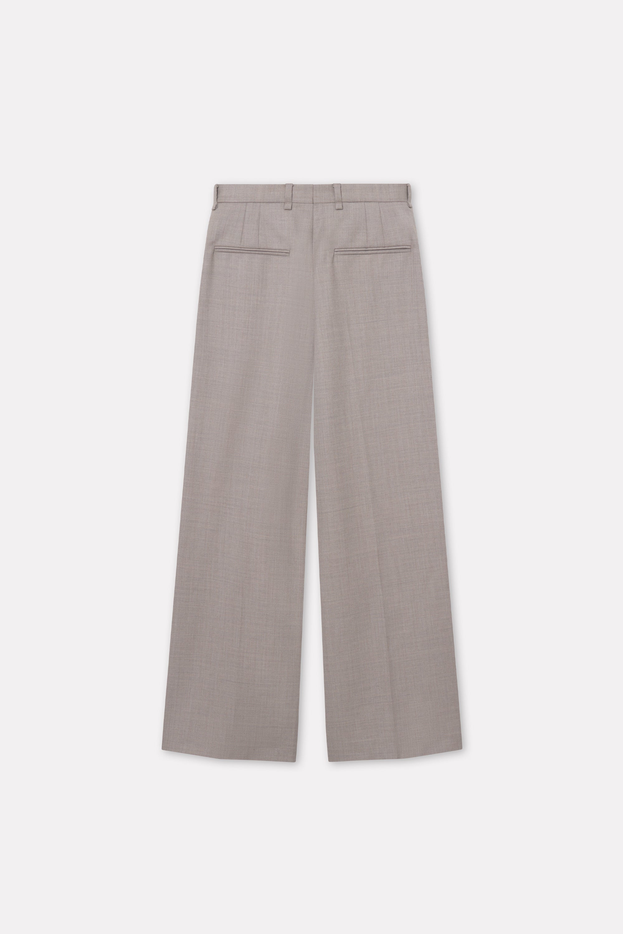 Mark Kenly Domino Tan Portlyn Eco Wool Twill Pants EUCALYPTUS