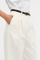 Mark Kenly Domino Tan Prairie White Denim Pants WHITE