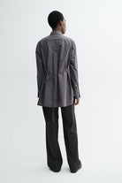 MKDT Studio SEBASTIANA CHECK POPLIN Shirts CHARCOAL CHECK