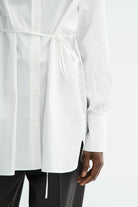 MKDT Studio SEBASTIANA COTTON POPLIN Shirts WHITE