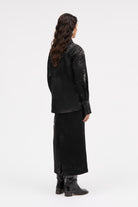MKDT Studio Sall-atelier Silk Shirts BLACK