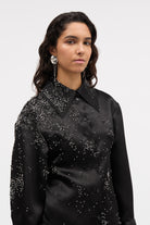 MKDT Studio Sall-atelier Silk Shirts BLACK