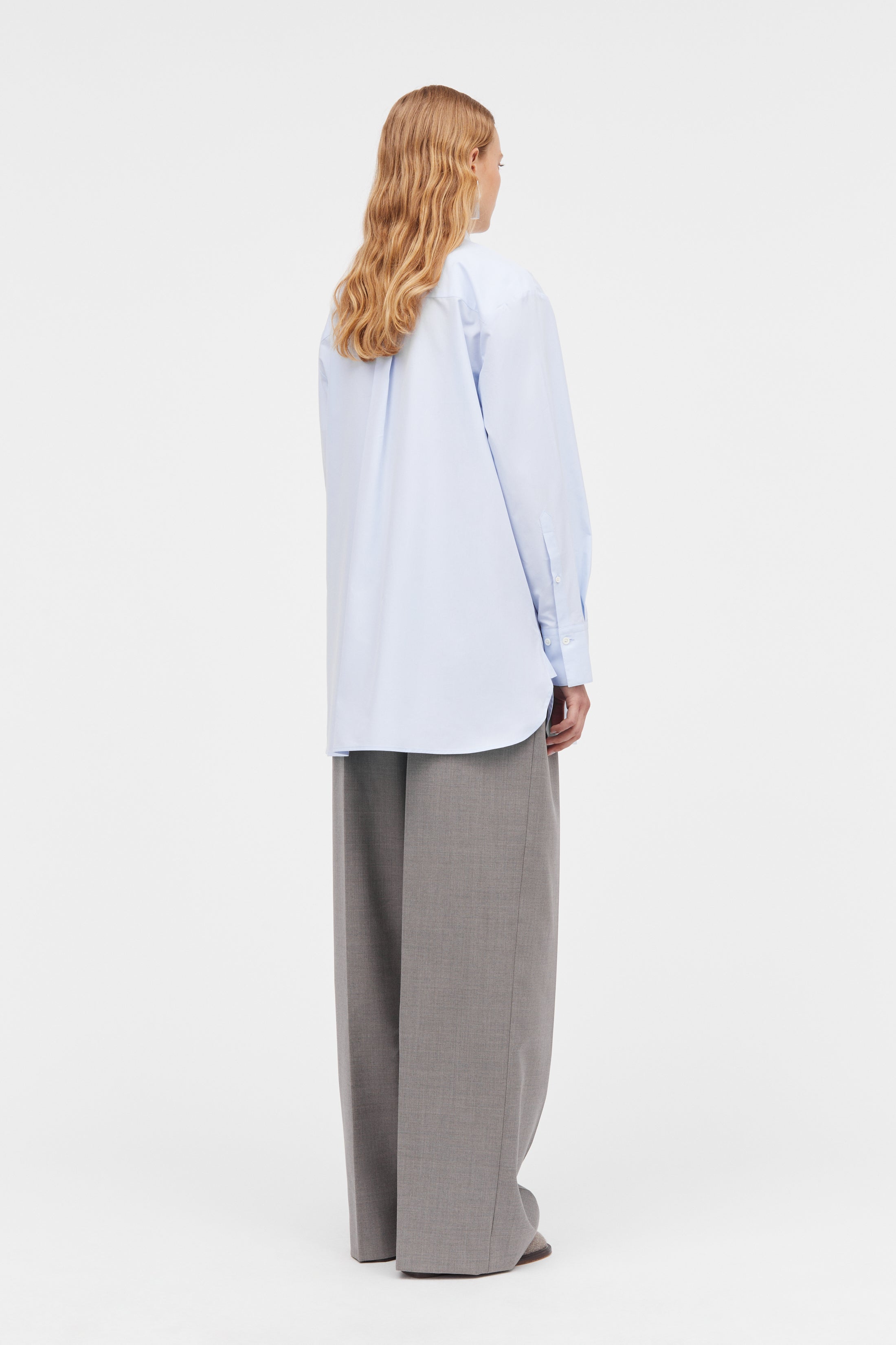 MKDT Studio Sevasti Poplin Shirts LIGHT BLUE