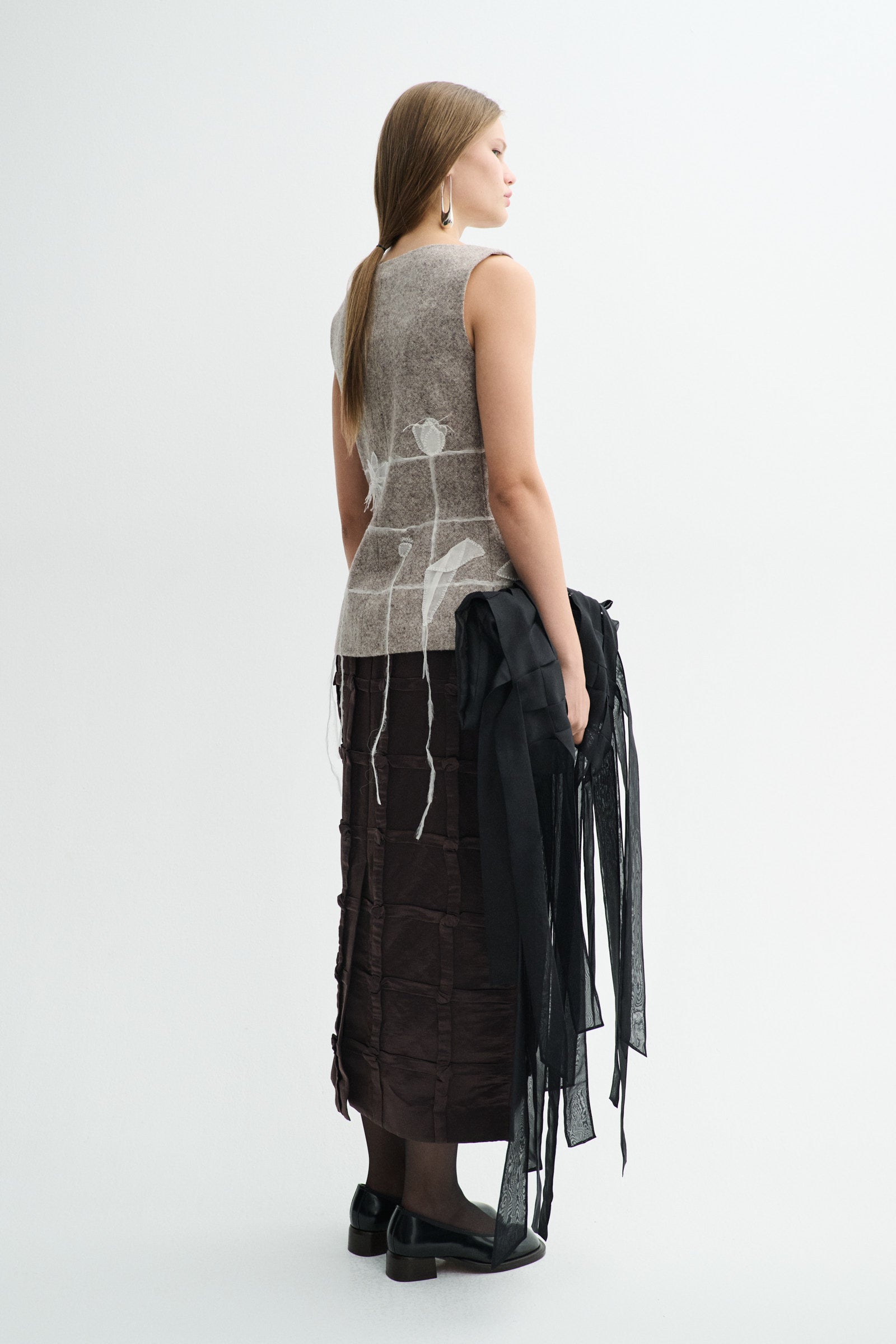 MKDT Studio TANIS-ATELIER GRAIN WOOL Blouses BARK