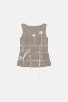MKDT Studio TANIS-ATELIER GRAIN WOOL Blouses BARK
