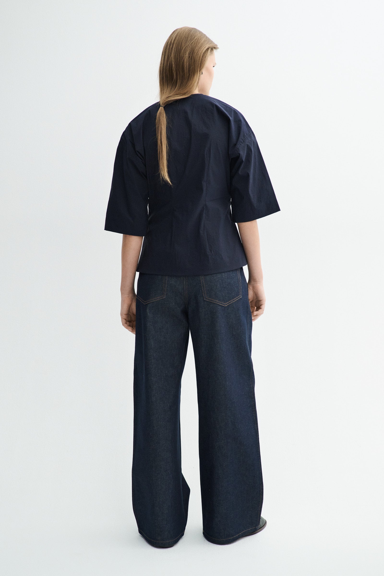 MKDT Studio TATE CRISP TECH Shirts DARK NAVY