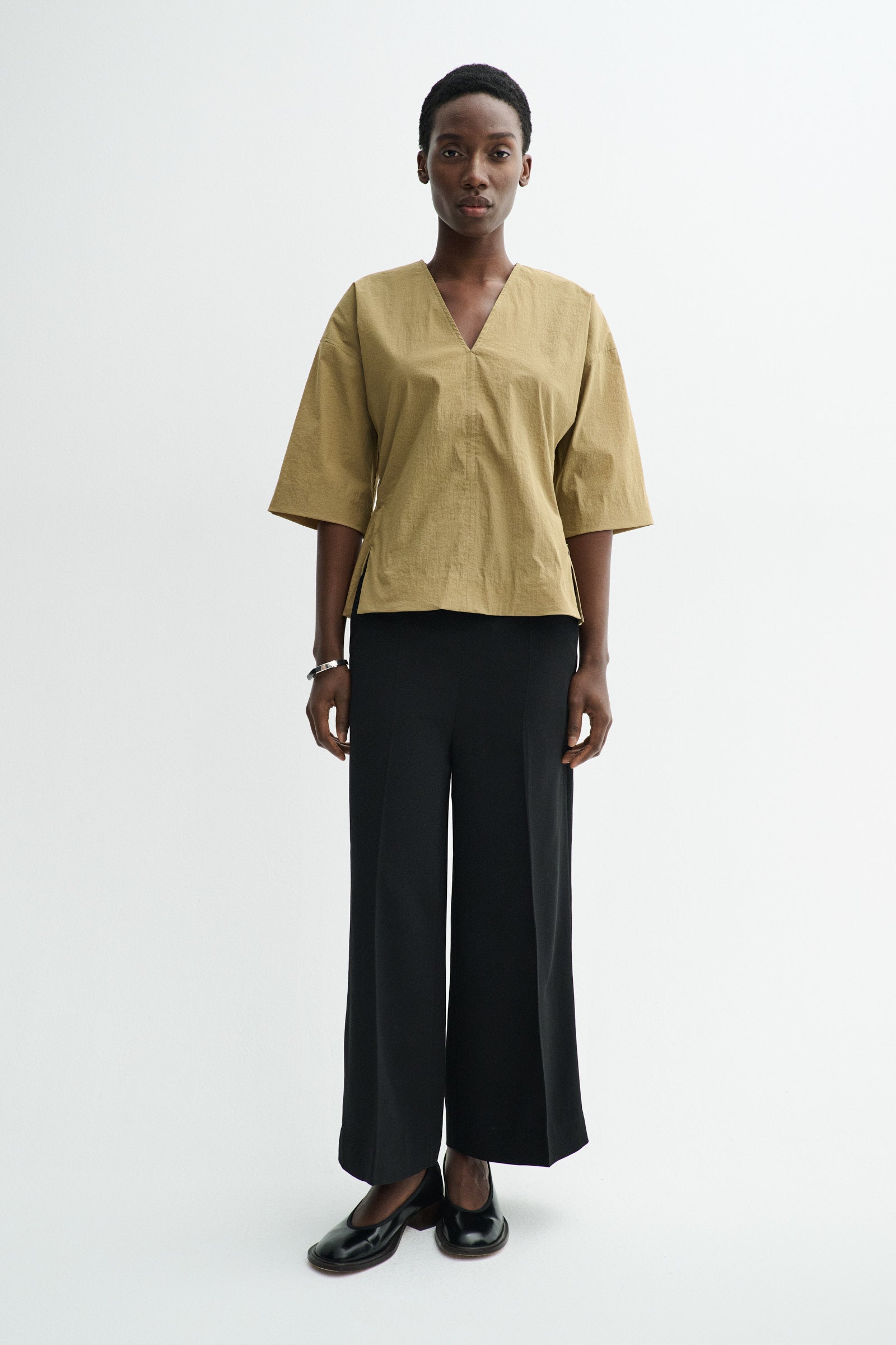 MKDT Studio TATE CRISP TECH Shirts OCRE
