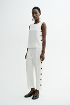 MKDT Studio TENA CREPE GEORGETTE Tops IVORY