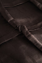 MKDT Studio TOULOUSE-ATELIER LINEN SILK BLEND Shirts DARK BROWN