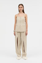 MKDT Studio True Top Blouses SAND