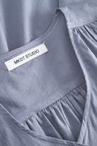 Mark Kenly Domino Tan Tahira Sheer Cotton Blouses BLUE