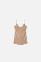 Mark Kenly Domino Tan Talia Crepe De Chine Tops NOUGAT