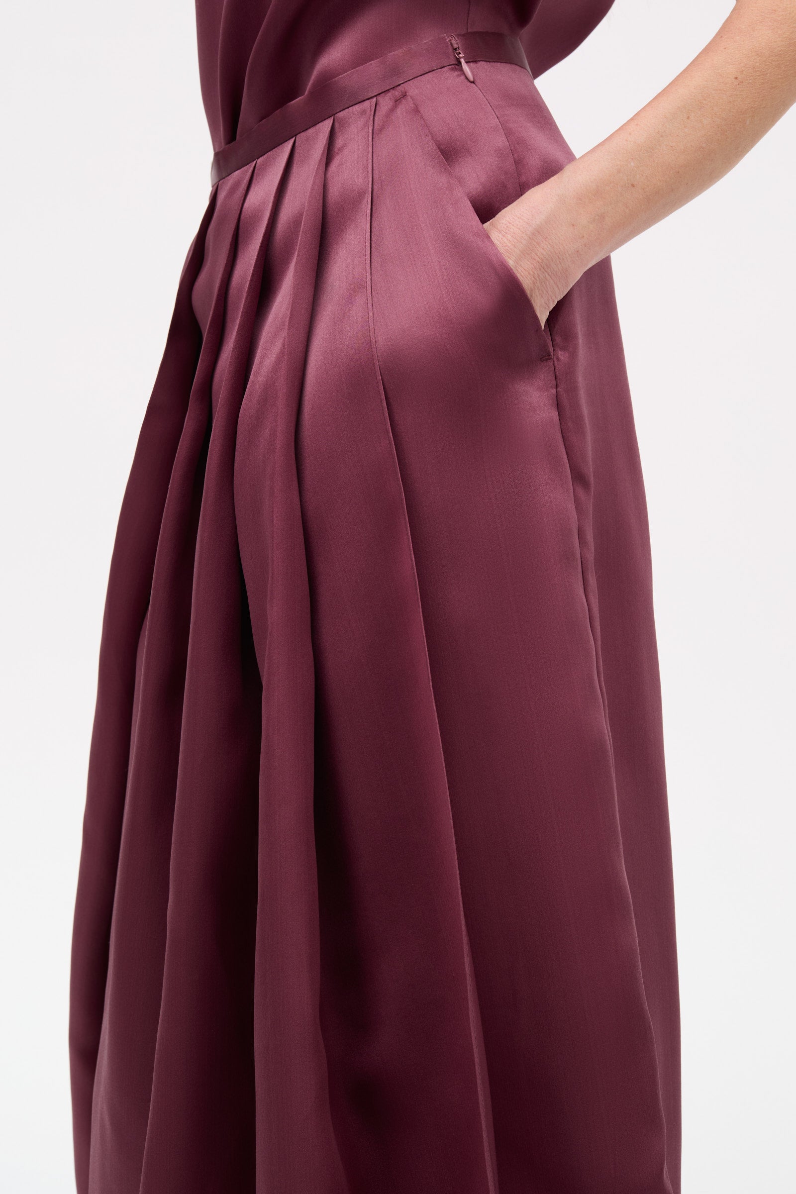 MKDT Studio Tasha-atelier Silk Blouses BERRY