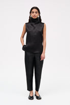 MKDT Studio Tasha-atelier Silk Blouses BLACK