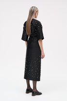 MKDT Studio Teagan-atelier Silk Tech T-Shirts BLACK