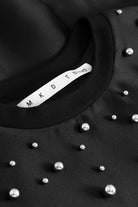 MKDT Studio Teagan-atelier Silk Tech T-Shirts BLACK