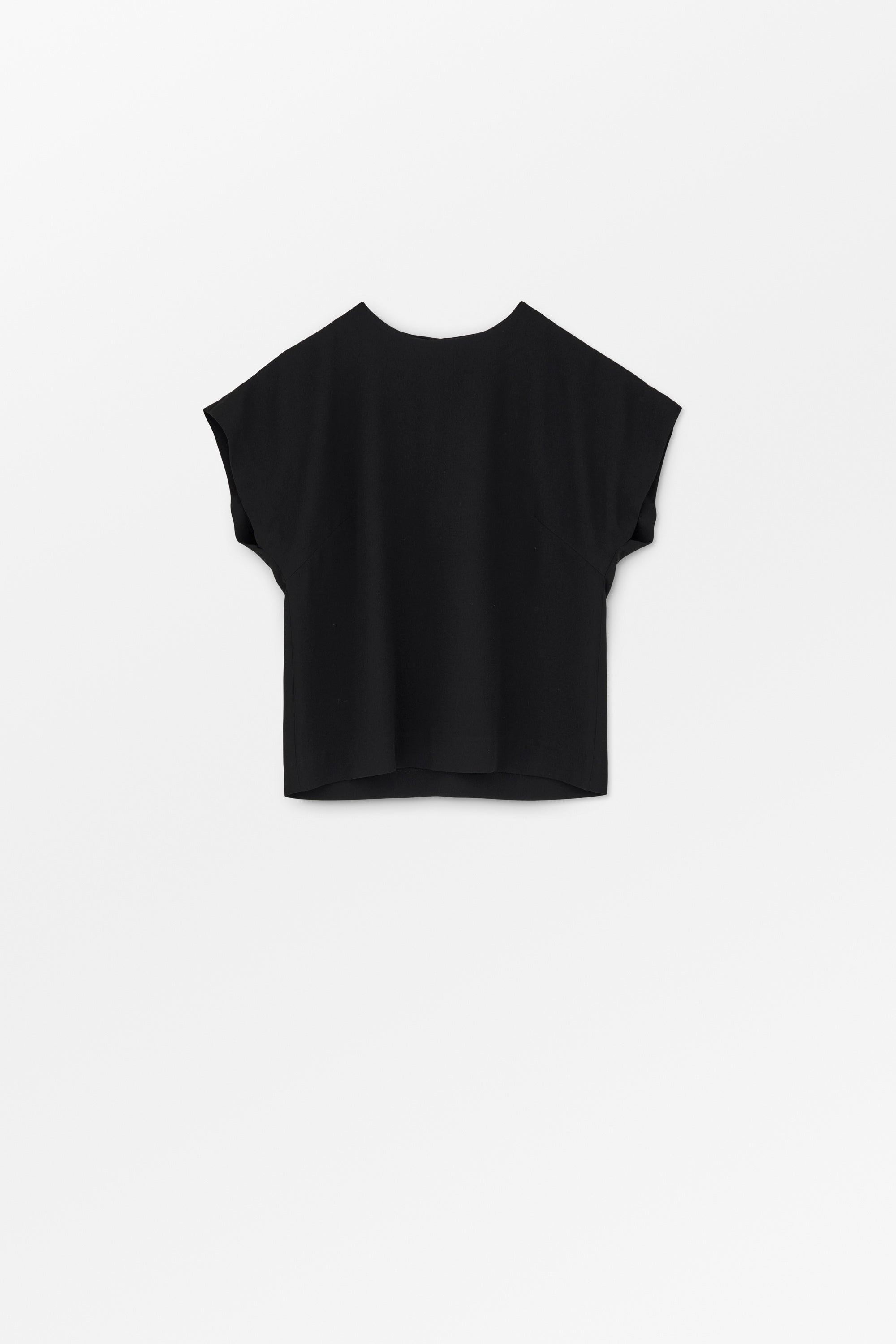 MKDT Studio Tine Crepe Georgette Blouses BLACK
