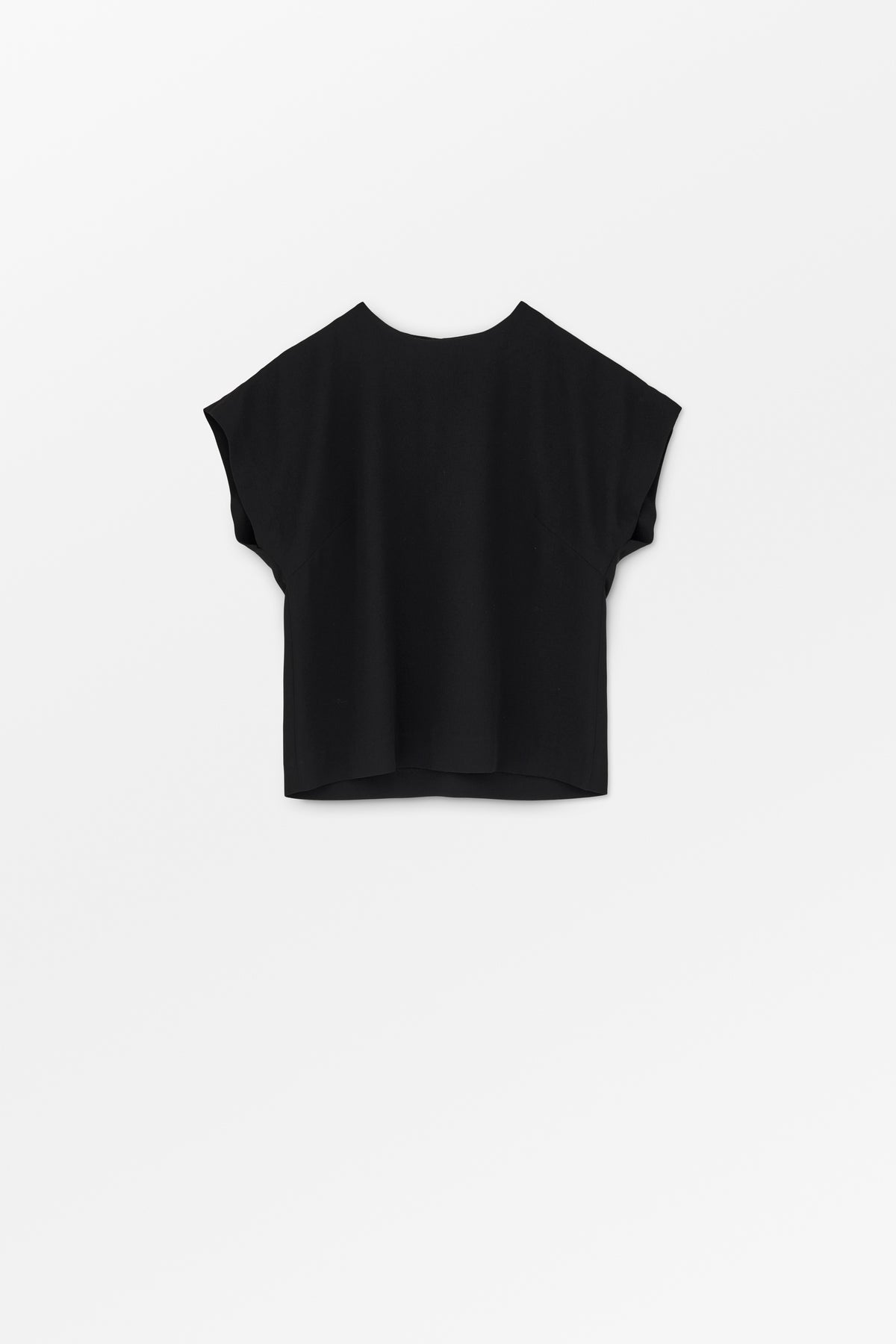 MKDT Studio Tine Crepe Georgette Blouses BLACK