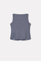 Mark Kenly Domino Tan Tura Soft Denim Vest NAVY