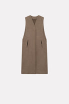 MKDT Studio VICTOIRE WOOL BLEND Vest TAUPE