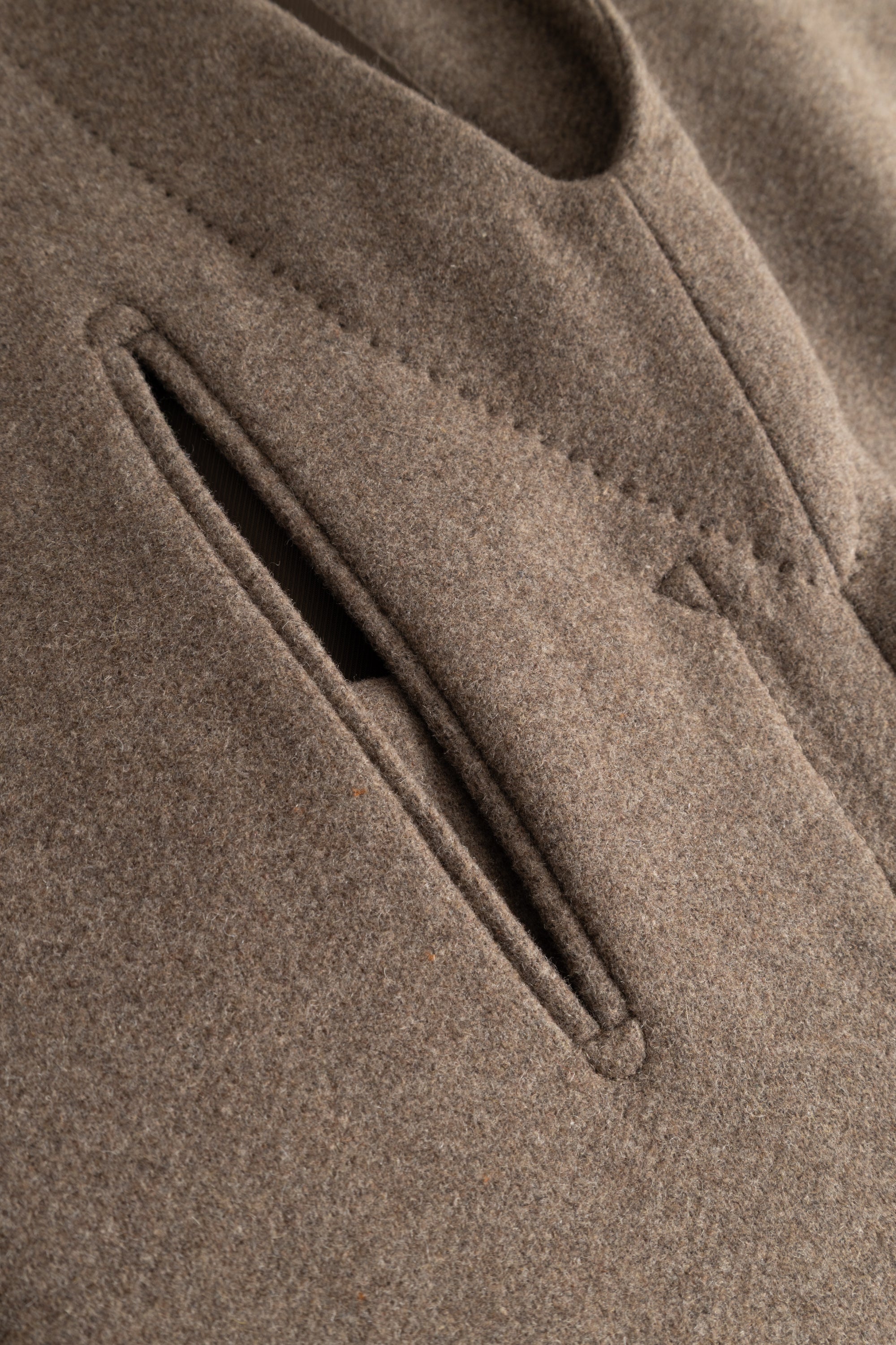 MKDT Studio VICTOIRE WOOL BLEND Vest TAUPE