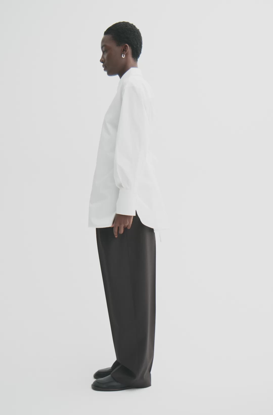 MKDT Studio SEBASTIANA COTTON POPLIN Shirts WHITE