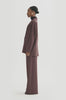 MKDT Studio COVY CREPE GEORGETTE Coats BURGUNDY