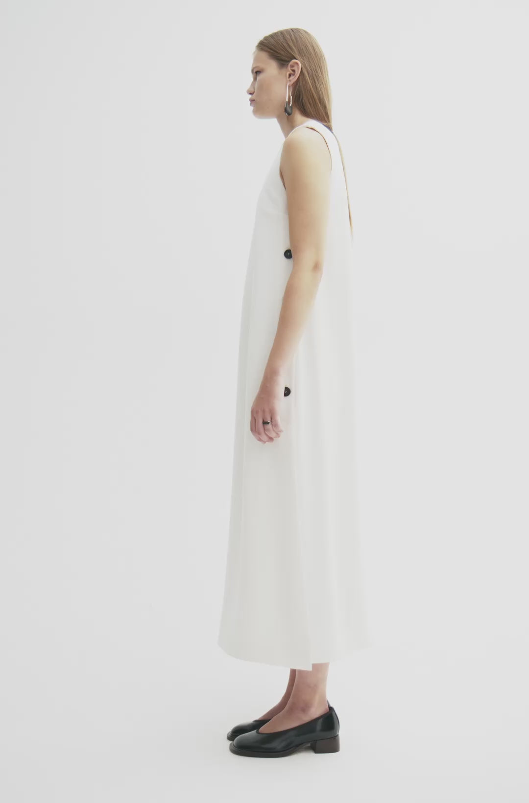 MKDT Studio DANNA CREPE GEORGETTE Dresses IVORY