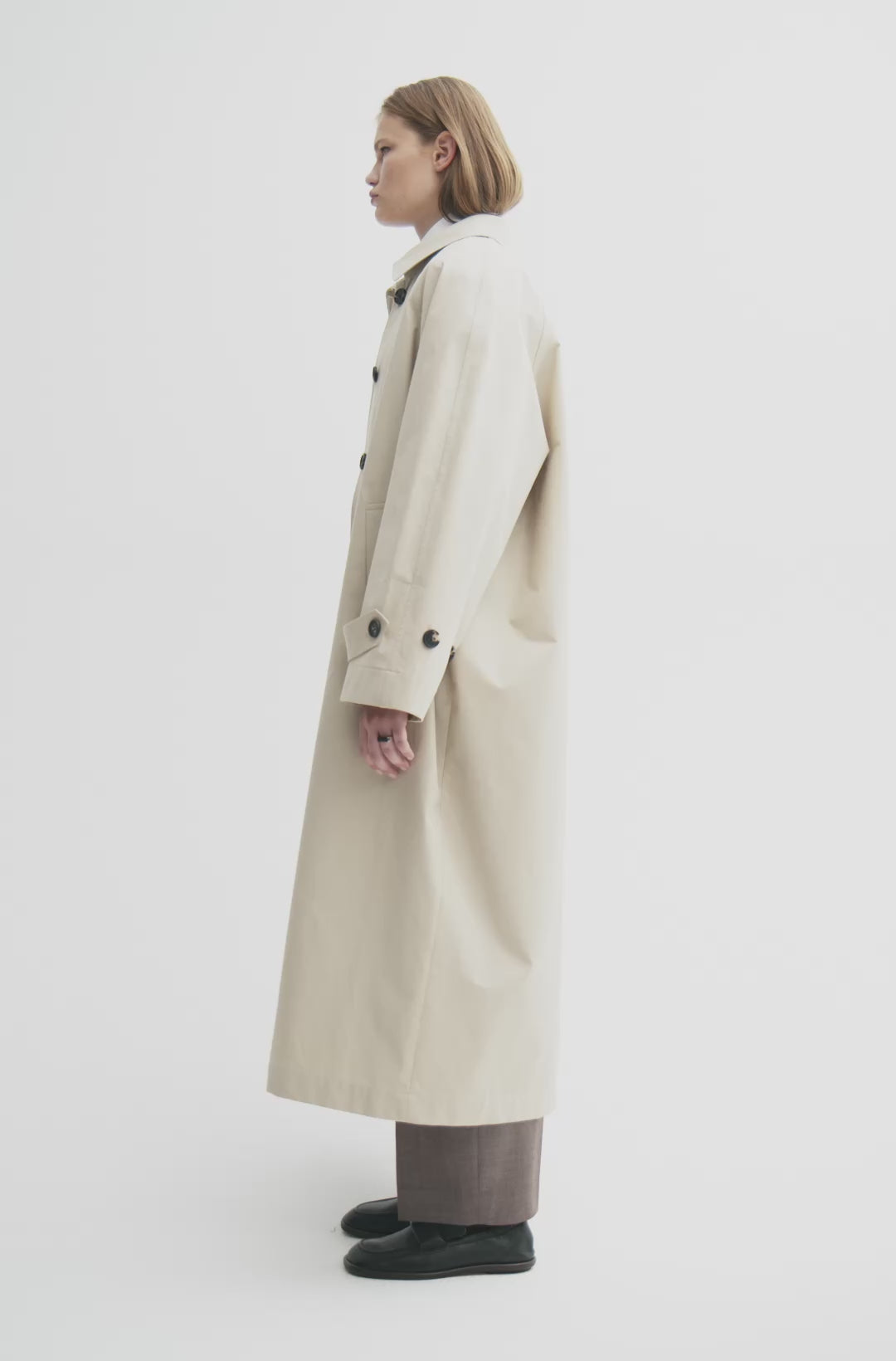 MKDT Studio CARO HALF PANAMA Coats STONE
