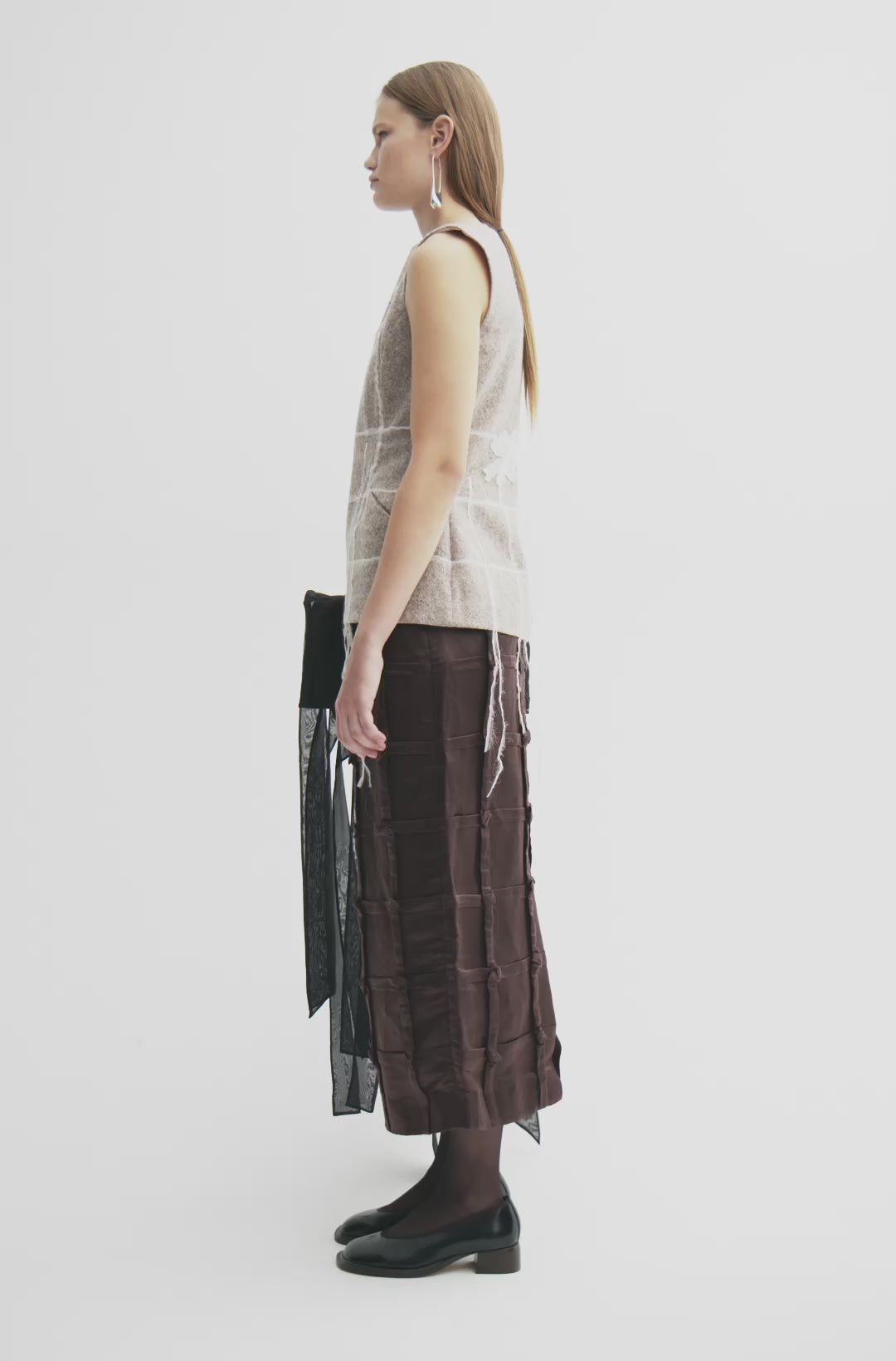 MKDT Studio TANIS-ATELIER GRAIN WOOL Blouses BARK