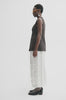 MKDT Studio NURI-ATELIER LINEN SILK BLEND Skirts LIGHT GREY